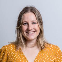 Nicole Rickerby in a yellow top